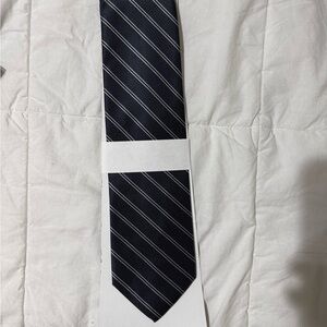 Classic Navy Striped Men's Tie